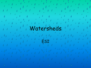 Watersheds ESI