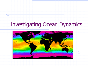 Investigating Ocean Dynamics