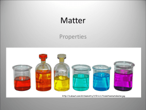 Matter Properties