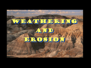 Weathering And Erosion