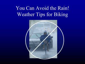 You Can Avoid the Rain! Weather Tips for Biking