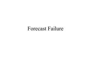 Forecast Failure