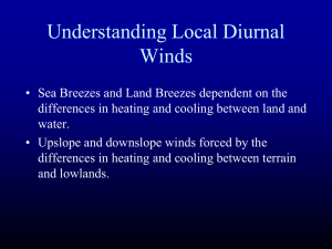Understanding Local Diurnal Winds