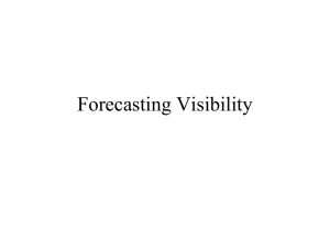 Forecasting Visibility