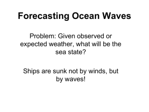 Forecasting Ocean Waves