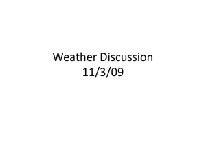 Weather Discussion 11/3/09