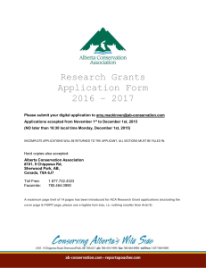 Research Grants Application Form 2016 – 2017