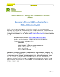 Alberta Innovates - Energy and Environment Solutions (AI-EES)
