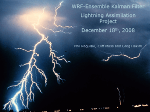 WRF-Ensemble Kalman Filter Lightning Assimilation Project December 18