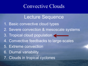 Convective Clouds Lecture Sequence