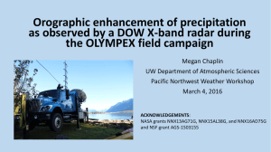 Orographic enhancement of precipitation the OLYMPEX field campaign