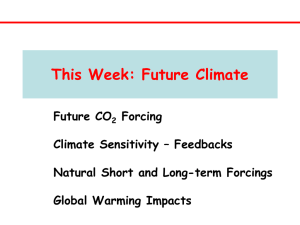 This Week: Future Climate