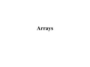 Arrays