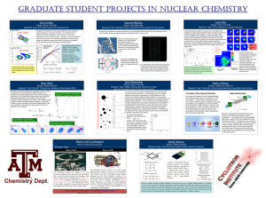 Graduate Student Projects in Nuclear Chemistry Zach Kohley