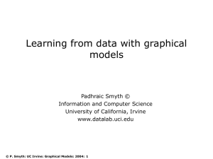 Learning from data with graphical models Padhraic Smyth © Information and Computer Science