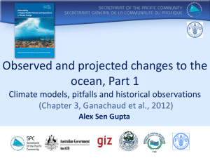 Observed and projected changes to the ocean, Part 1