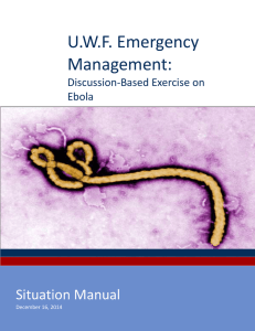 U.W.F. Emergency Management:  Situation Manual