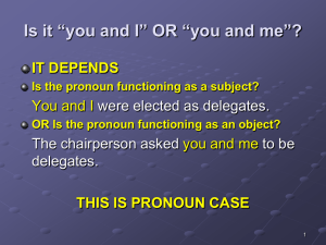 Is it “you and I” OR “you and me”? IT DEPENDS