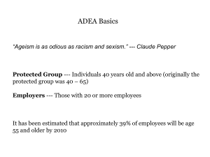 ADEA Basics