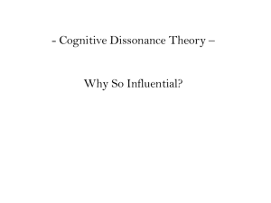 - Cognitive Dissonance Theory – Why So Influential?