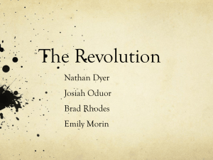 The Revolution Nathan Dyer Josiah Oduor Brad Rhodes