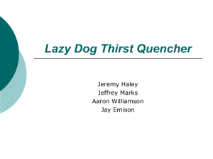 Lazy Dog Thirst Quencher Jeremy Haley Jeffrey Marks Aaron Williamson