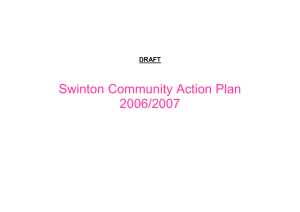Swinton Community Action Plan 2006/2007 DRAFT