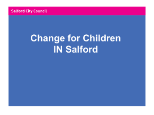 Change for Children IN Salford