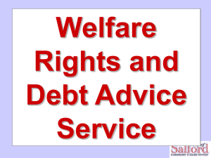 Welfare Rights and Debt Advice Service