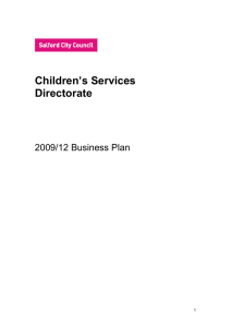 ’s Services Children Directorate