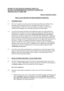 REPORT OF THE OFFICER WORKING GROUP TO MEETING ON 22 APRIL 2002