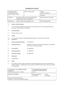 PLANNING AND DATE 18 May 2006