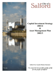 Capital Investment Strategy 2003/4 &amp; Asset Management Plan