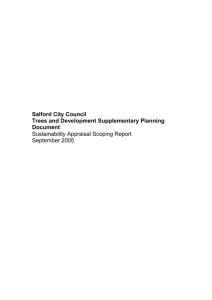 Salford City Council Trees and Development Supplementary Planning Document