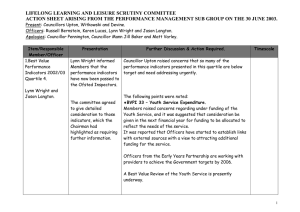 LIFELONG LEARNING AND LEISURE SCRUTINY COMMITTEE