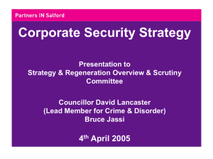 Corporate Security Strategy
