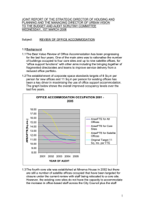 JOINT REPORT OF THE STRATEGIC DIRECTOR OF HOUSING AND