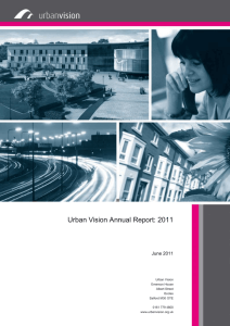 Urban Vision Annual Report: 2011  June 2011