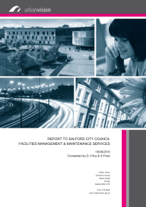 REPORT TO SALFORD CITY COUNCIL FACILITIES MANAGEMENT &amp; MAINTENANCE SERVICES 18/06/2010