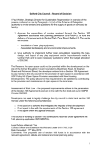 I Paul Walker, Strategic Director for Sustainable Regeneration in exercise... powers conferred on me by Paragraph J c) (vi) of... Salford City Council - Record of Decision