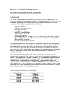 Report of the Director of Corporate Services