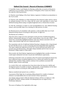 Salford City Council - Record of Decision (CABINET)