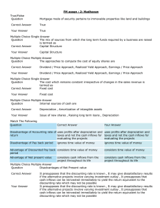 FM assgn : 2: Madhavan True/False Question