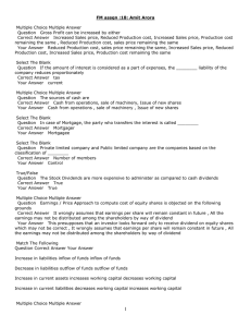 FM assgn :18: Amit Arora  Multiple Choice Multiple Answer