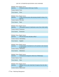 LIST OF ATTEMPTED QUESTIONS AND ANSWERS Multiple Choice Single Answer Question