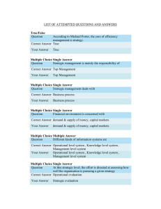 LIST OF ATTEMPTED QUESTIONS AND ANSWERS Question