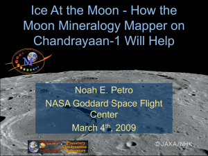Ice At the Moon - How the Moon Mineralogy Mapper on
