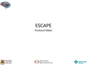 ESCAPE Protocol Slides