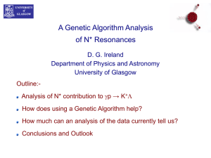 A Genetic Algorithm Analysis of N* Resonances
