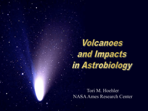 Tori M. Hoehler NASA Ames Research Center